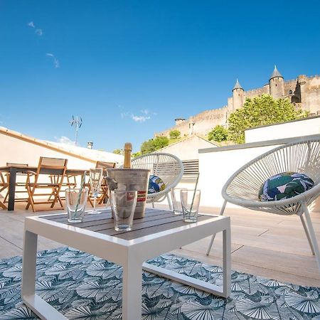 La Terrasse De La Tour Pinte. Apartment Carcassonne Exterior foto