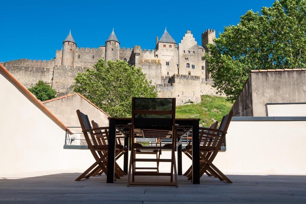 La Terrasse De La Tour Pinte. Apartment Carcassonne Exterior foto