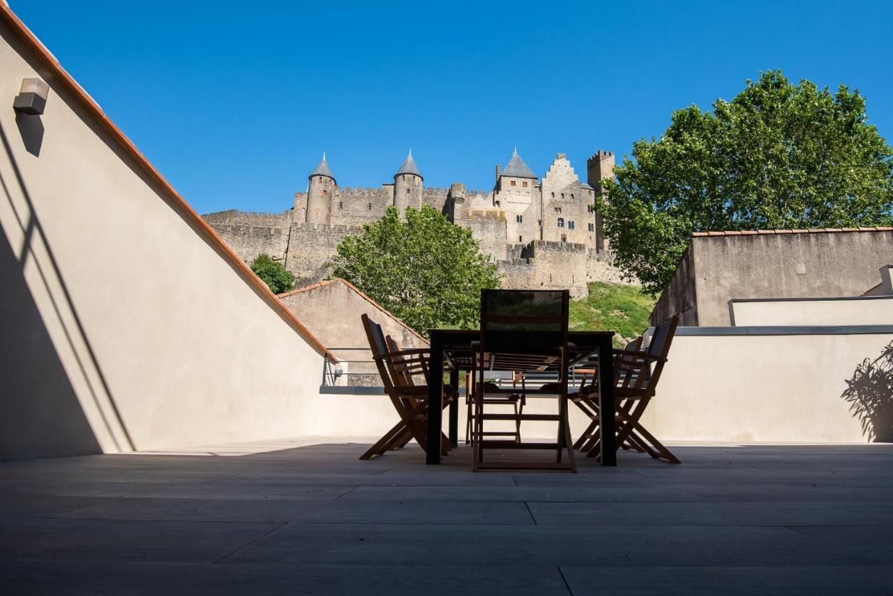 La Terrasse De La Tour Pinte. Apartment Carcassonne Exterior foto